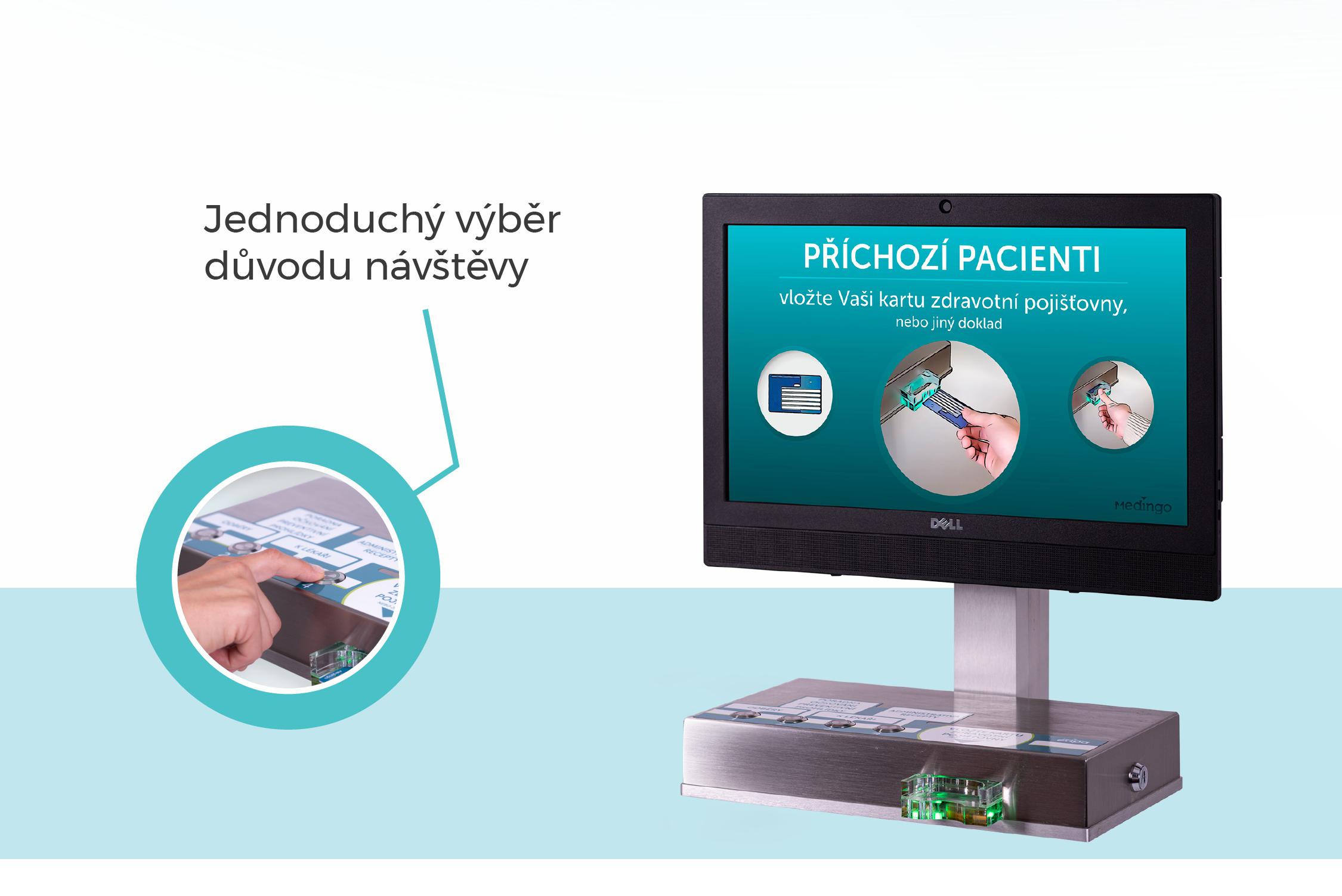 Evipa PLUS - pořadový systém do čekárny