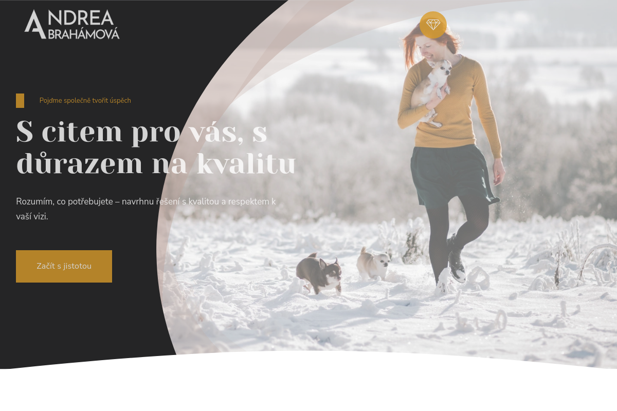 Andrea Abrahámová - tvořím weby s citem