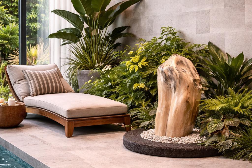 kmen zkamenělé palmy