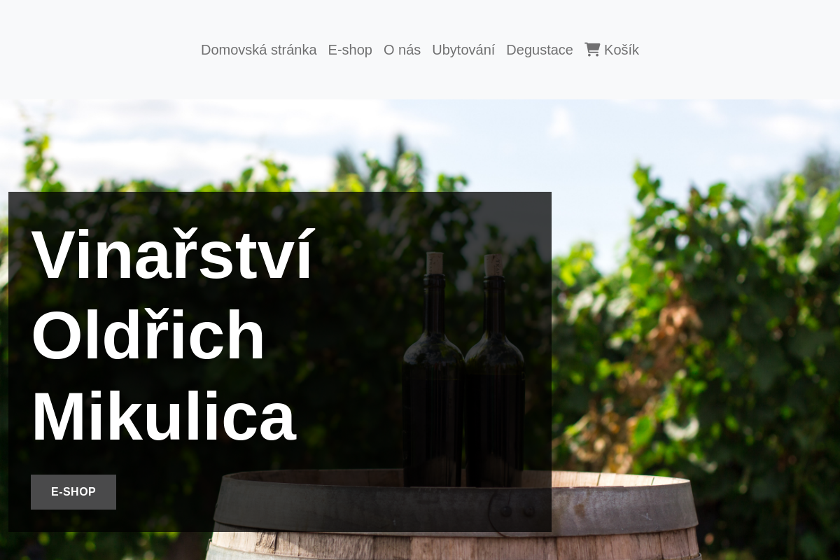 Vinařství Mikulica Oldřich
