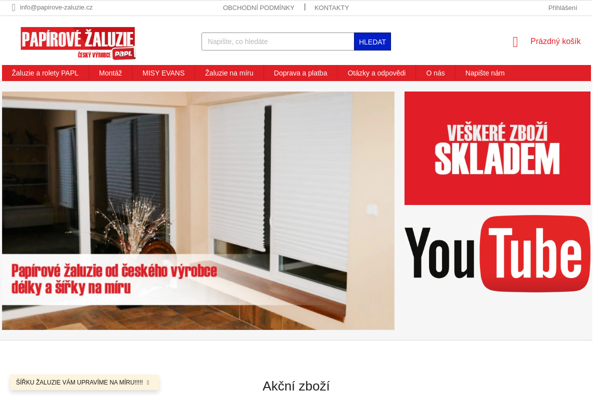 Papirove-zaluzie.cz