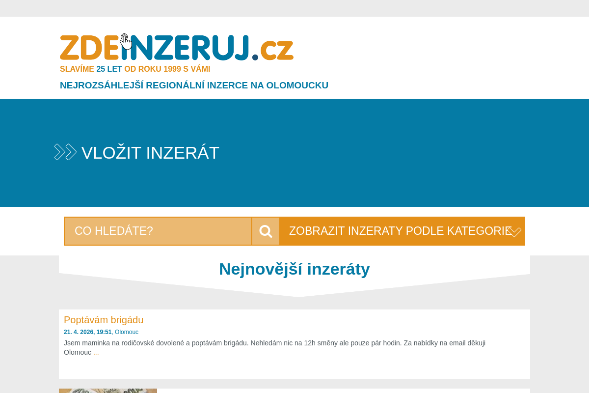 Olomoucko.zdeinzeruj.cz