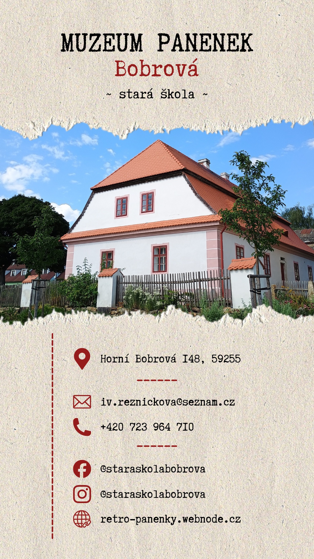 Muzeum panenek stará škola Bobrová foto 4