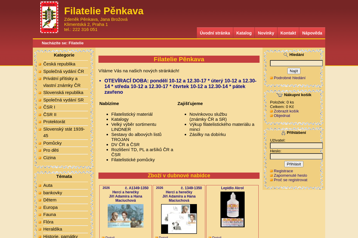 Filateliepenkava.cz