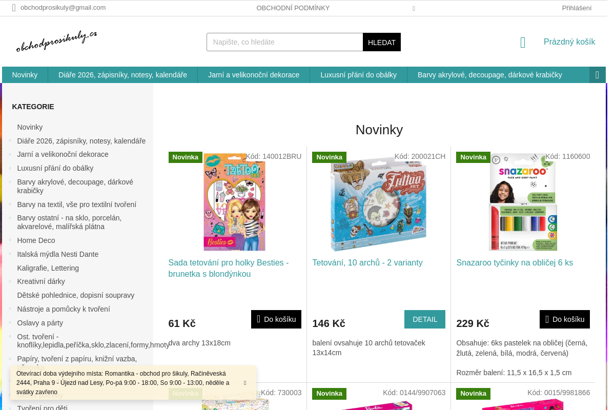 Romantika - Obchodprosikuly.cz