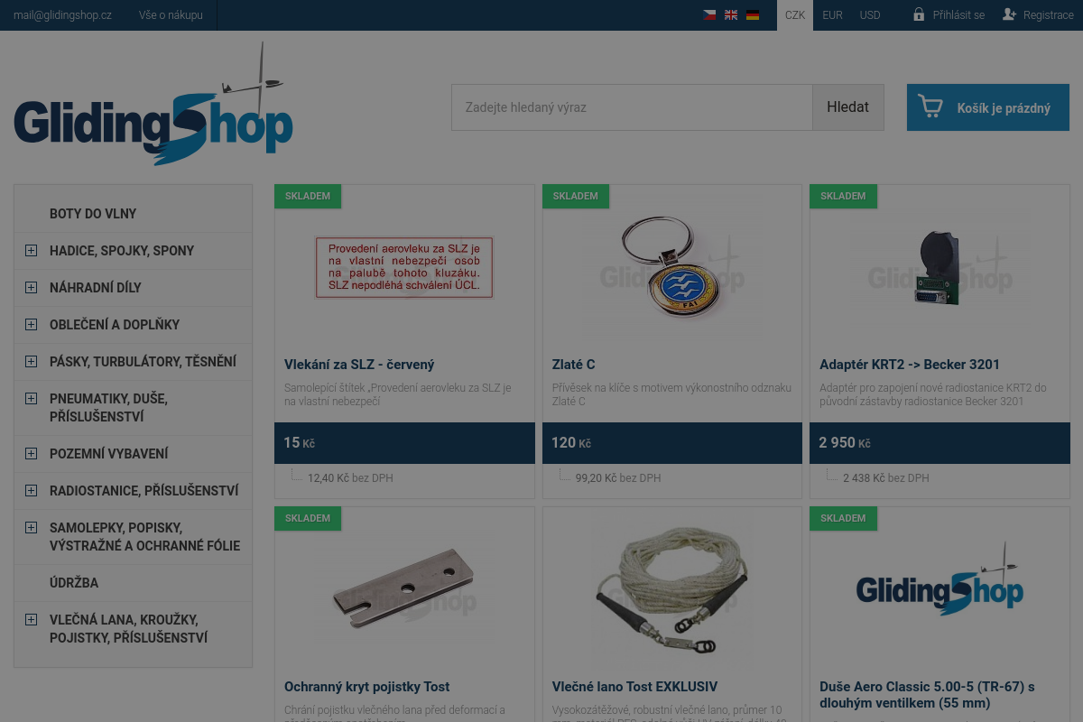 Glidingshop.cz