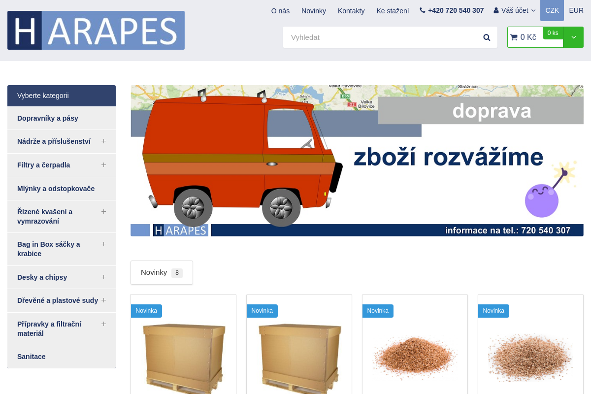 Vinařské potřeby Harapes