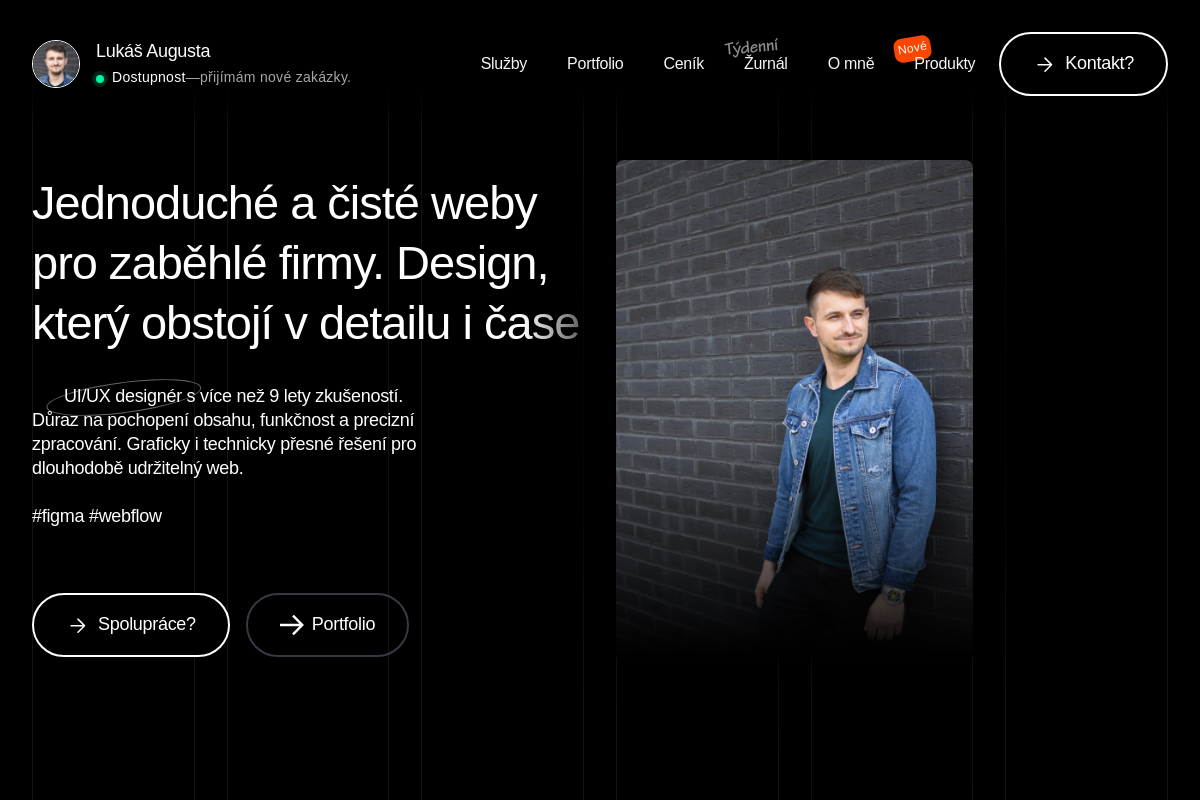 Lukáš Augusta - UI/UX designér