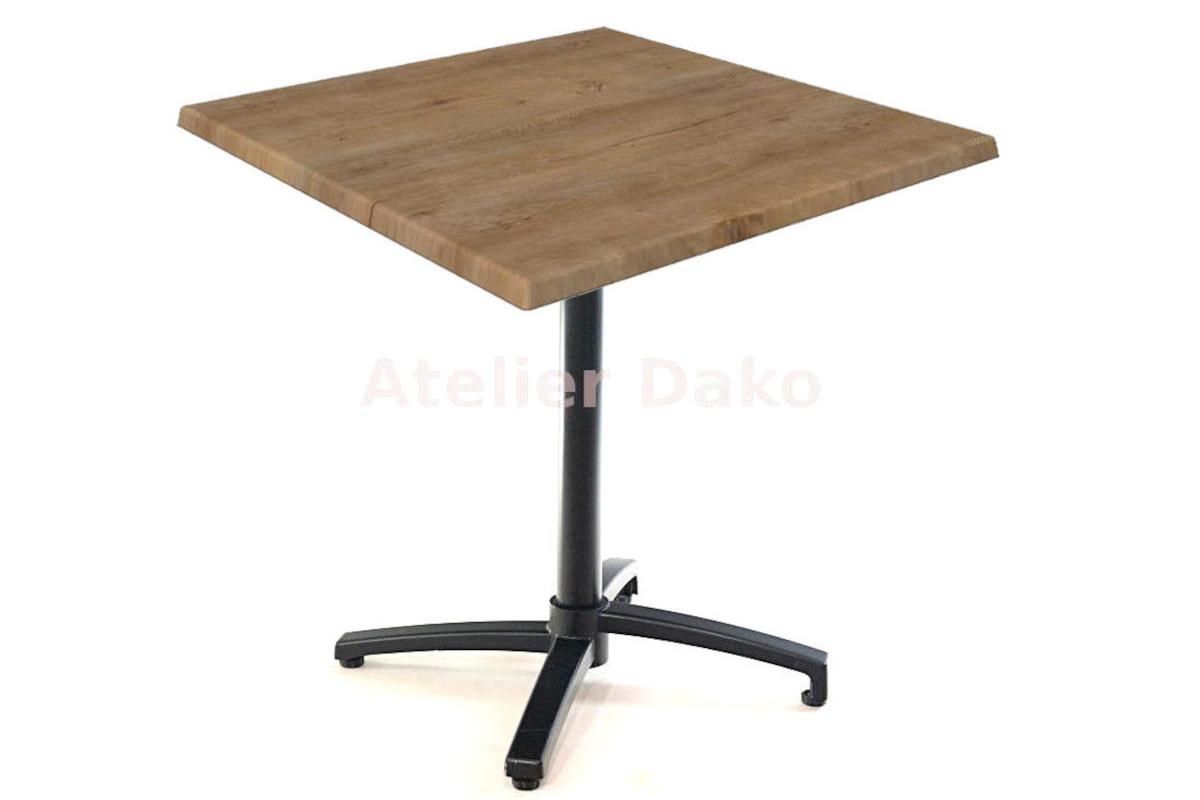 Sklopný stůl Modena black QW Classic Indiana 70x70