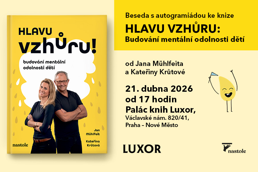 Beseda a autogramiáda ke knize HLAVU VZHŮRU