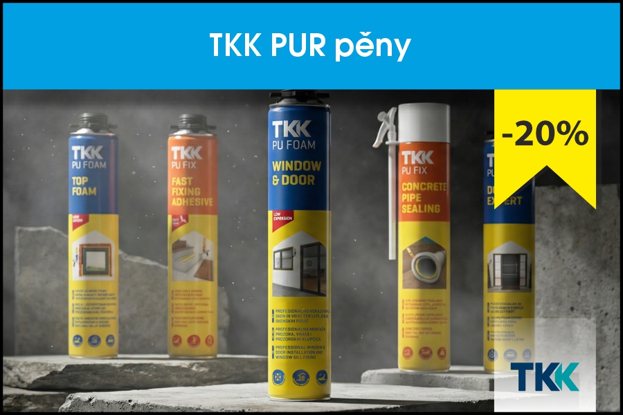 TKK PUR pěny v akční nabídce