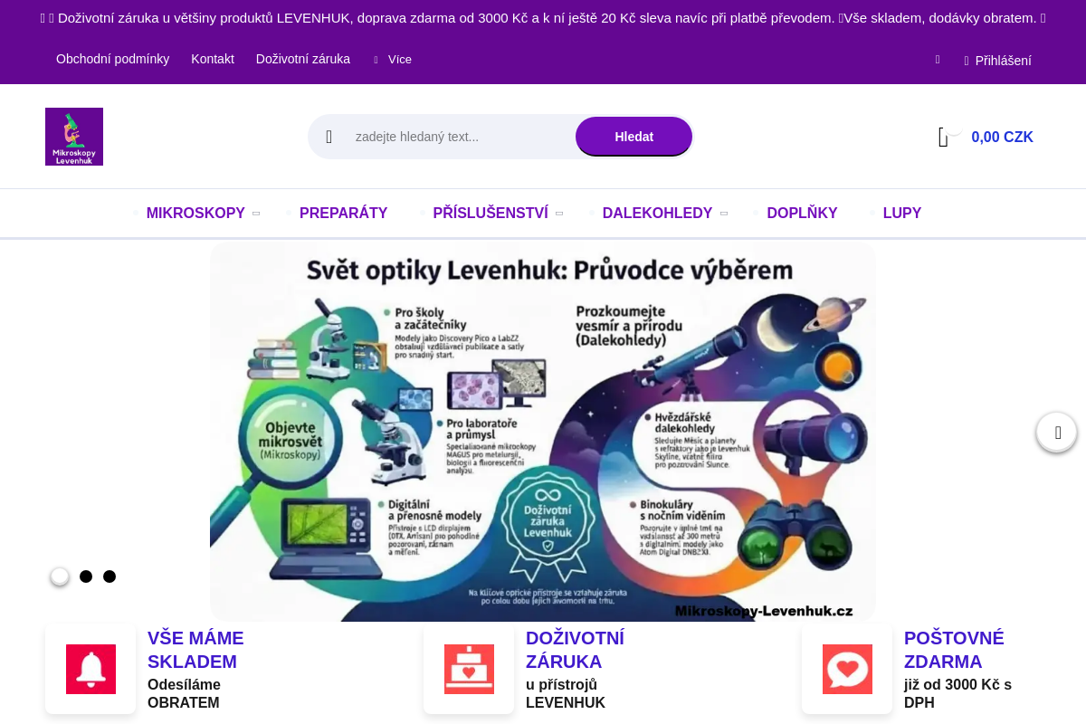 Mikroskopy-levenhuk.cz foto 1