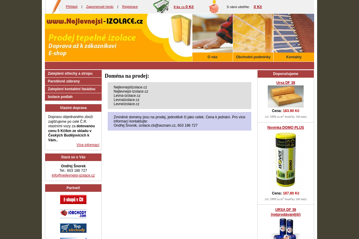 Nejlevnejsi-izolace.cz