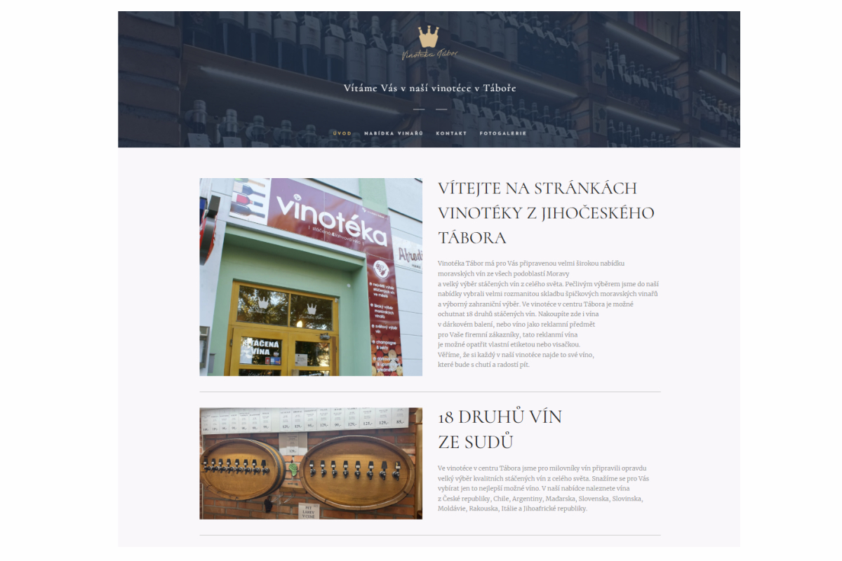 Vinotéka Tábor