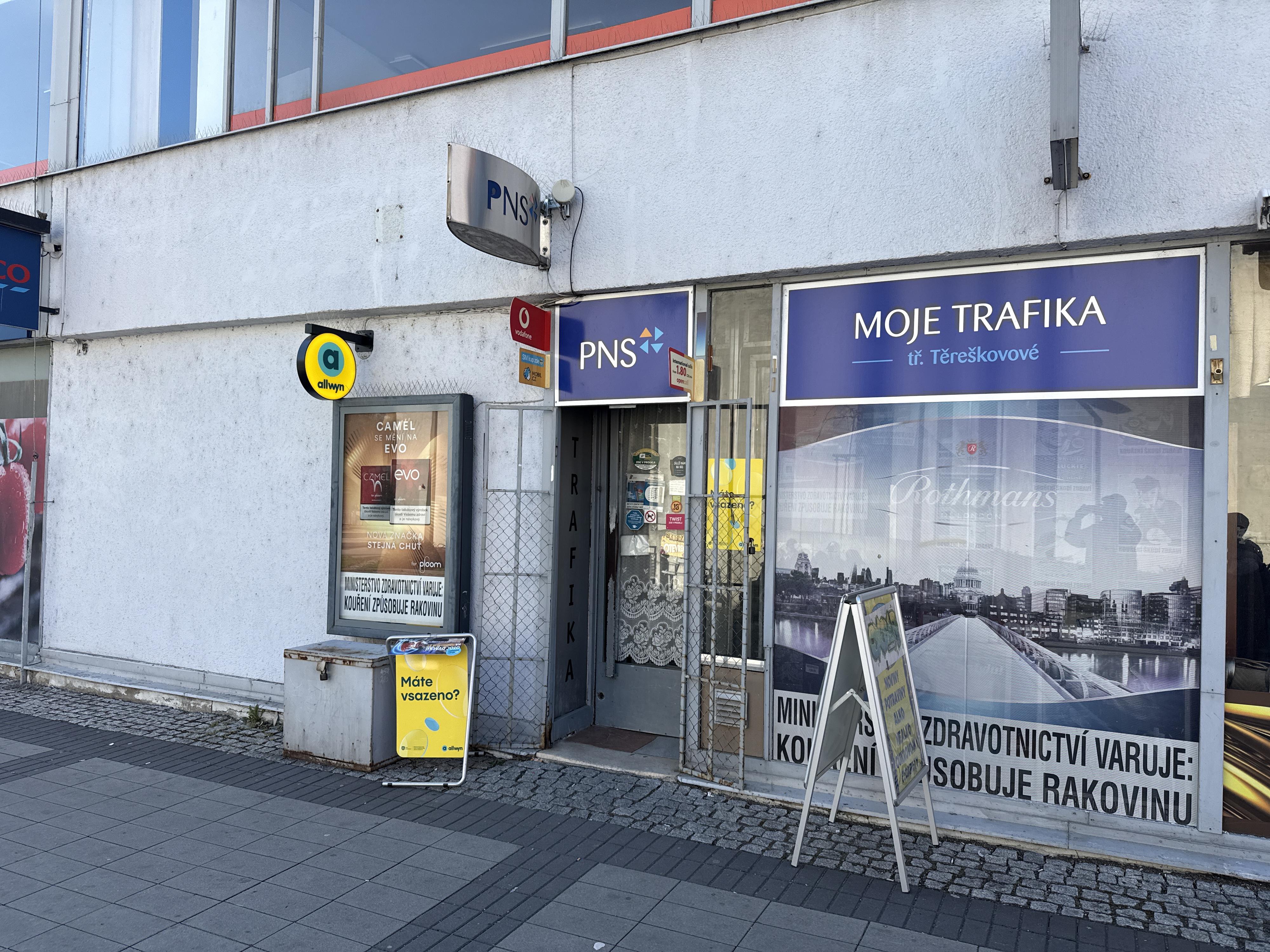 Trafika tř. Těreškovové
