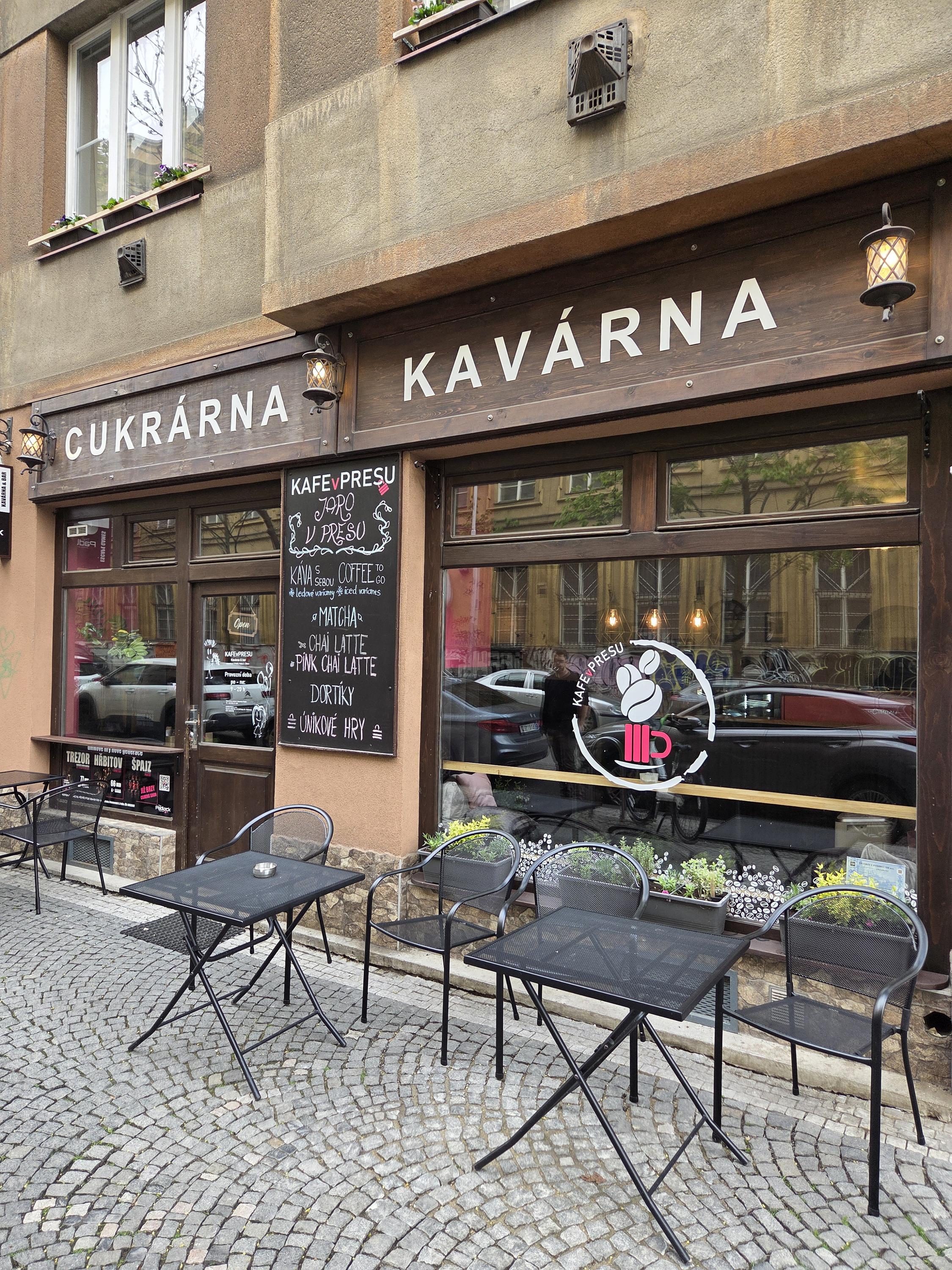 Kafe v Presu foto 2