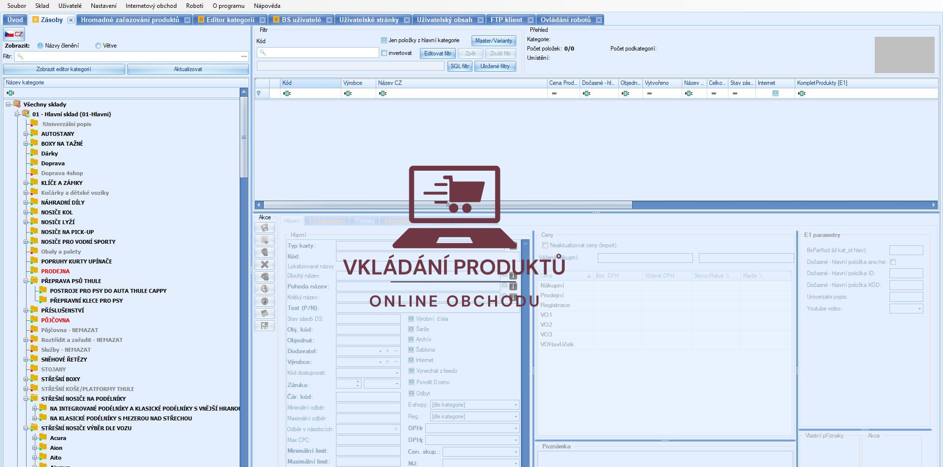 Vkládání produktů Libor Císař foto 3