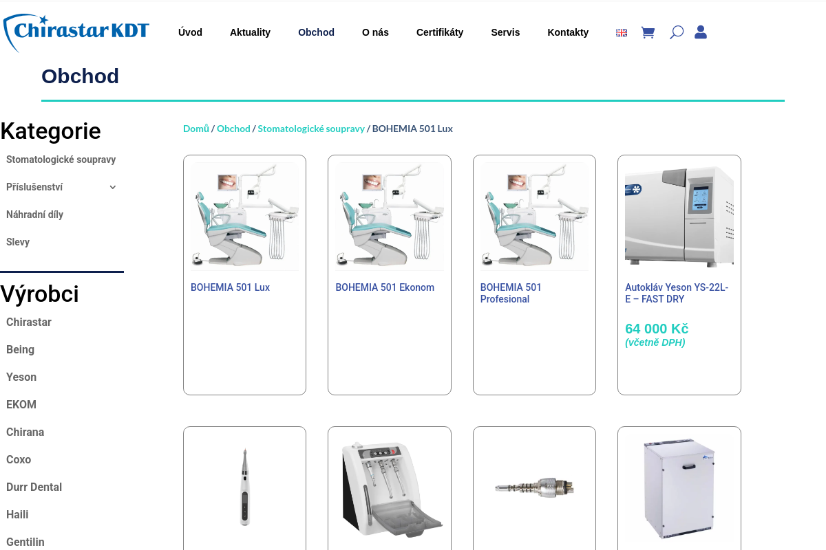 Chirastar KDT e-shop