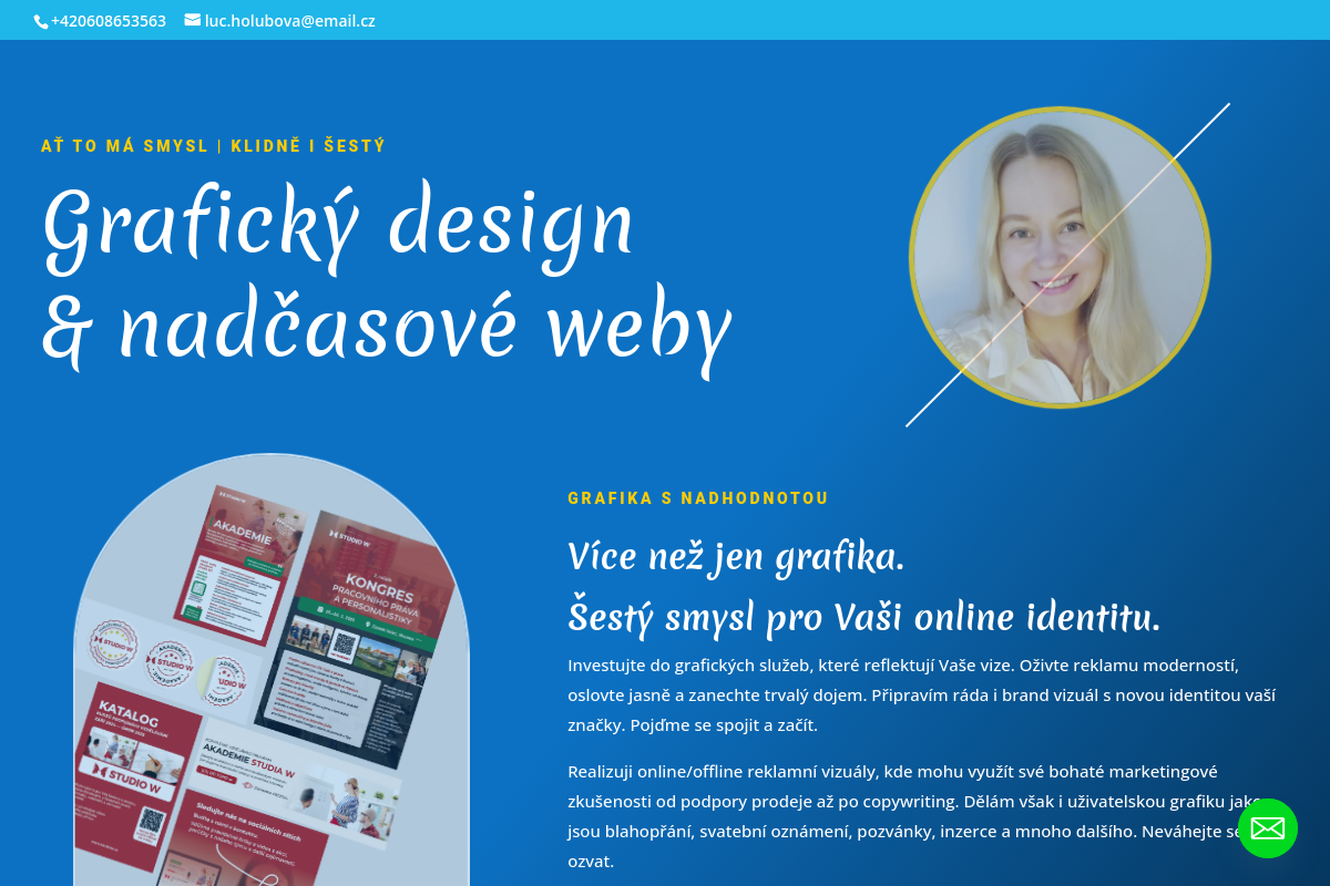 Grafický design a nadčasové weby