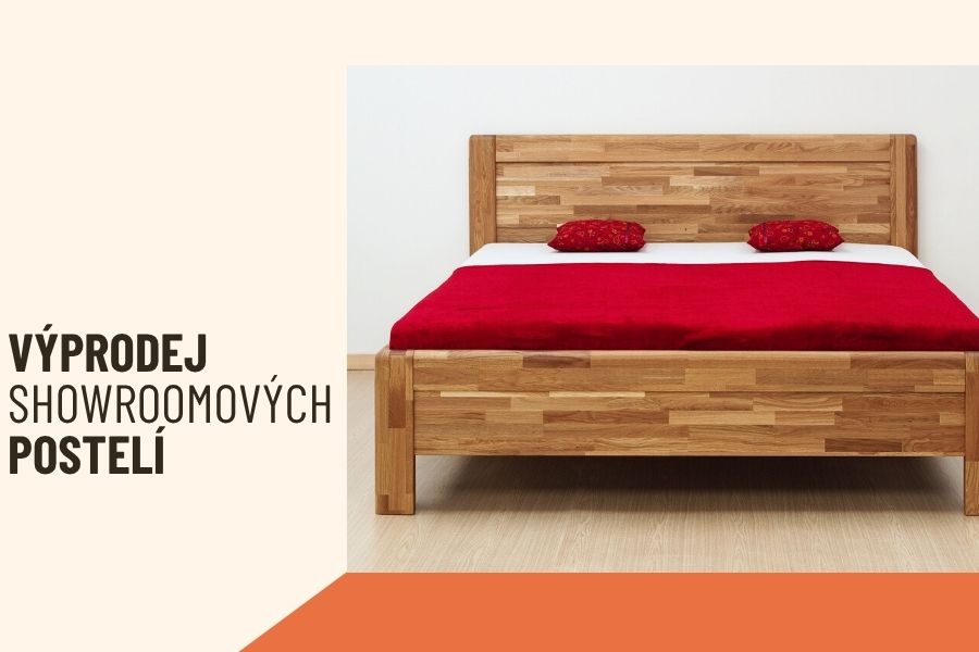 Postele ze showroomu ihned k odběru