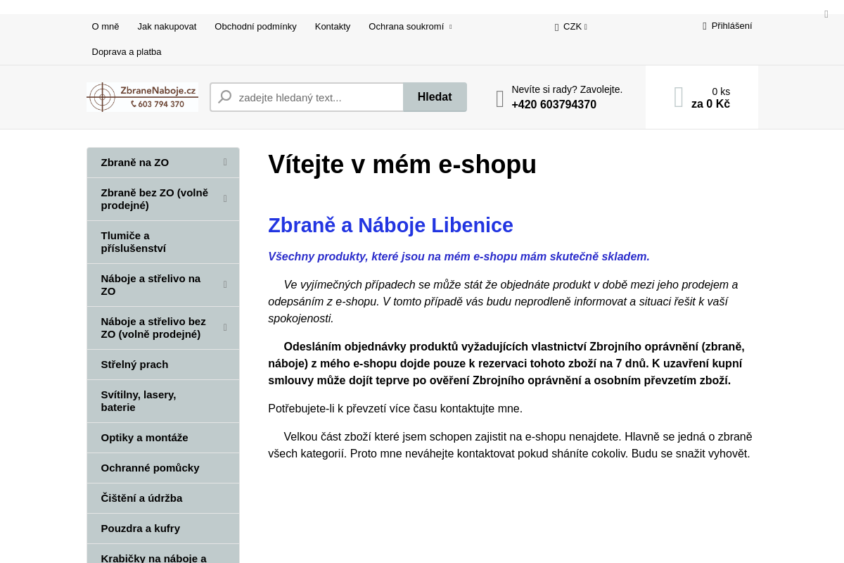 ZbraneNaboje.cz