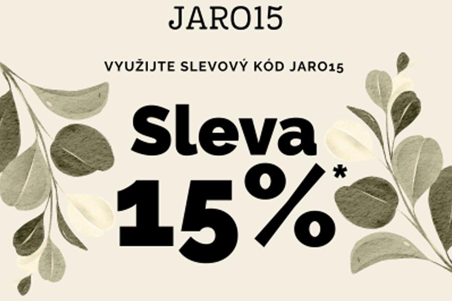Sleva na ubytování 15% přes webové stránky