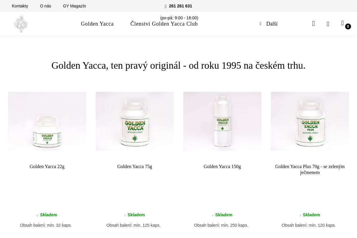 Golden Yacca - EGYM Bohemia s.r.o.