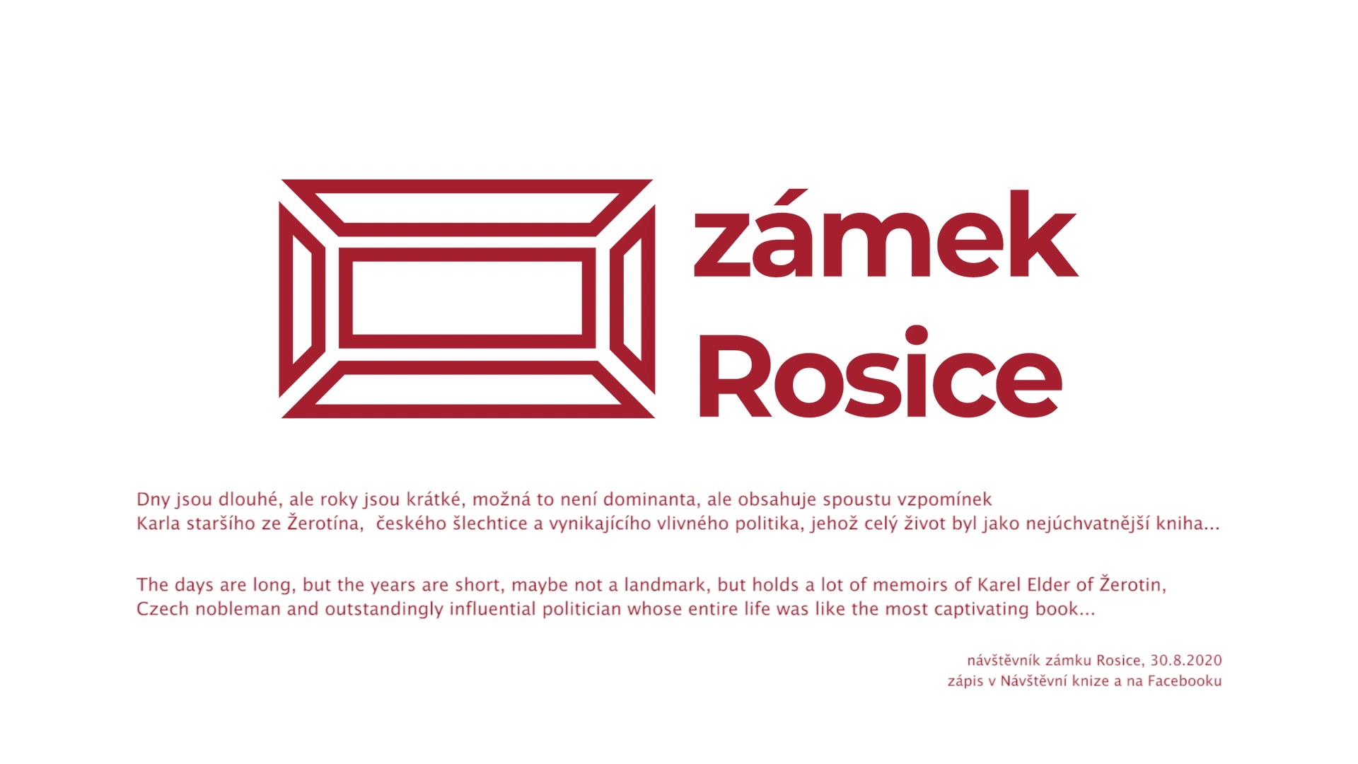 Zámek Rosice foto 2 (náhled videa)