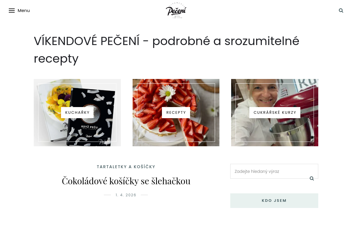 Víkendové pečení Míša Landová