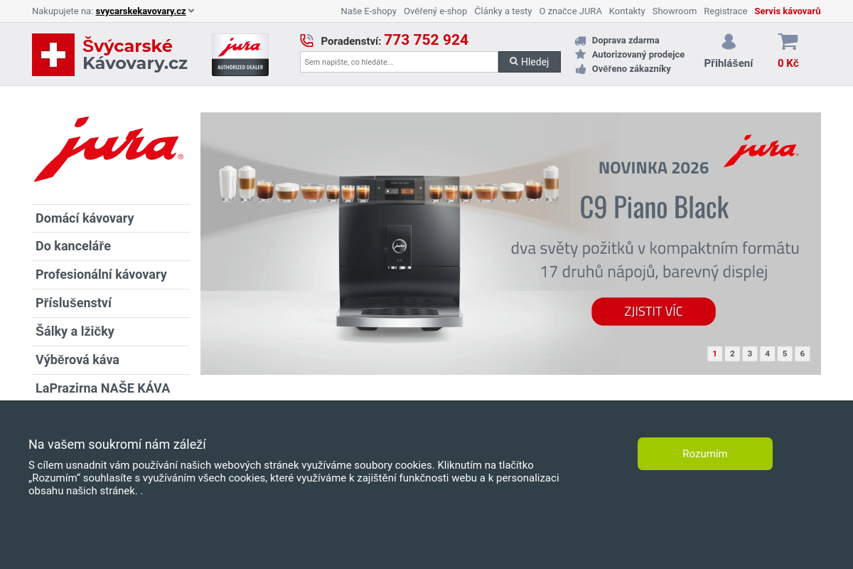 JURA švýcarské kávovary