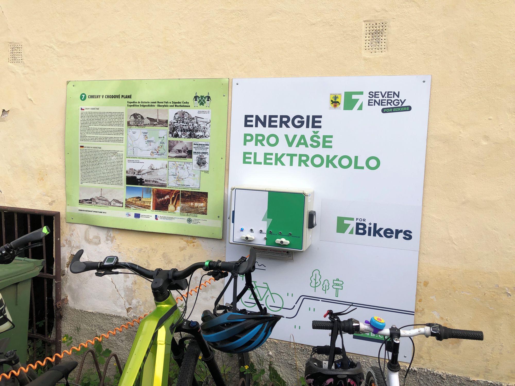 Nabíjecí stanice pro elektrokola