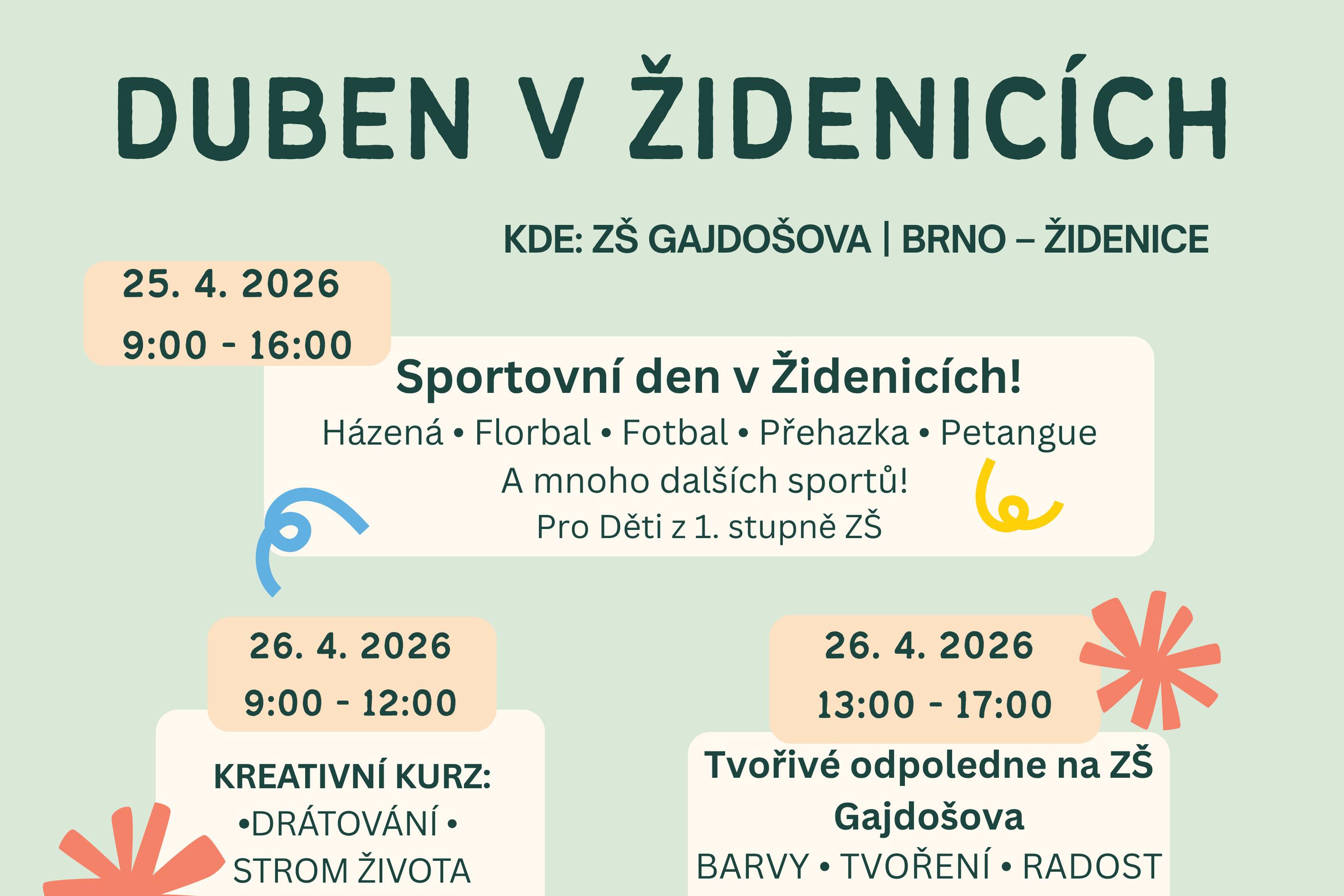 Sportovní den v Židenicích!