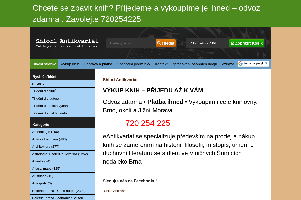 Shioriantikvariát.cz