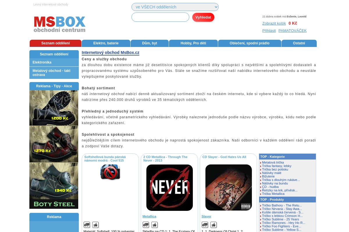 Internetovy-obchod.msbox.cz