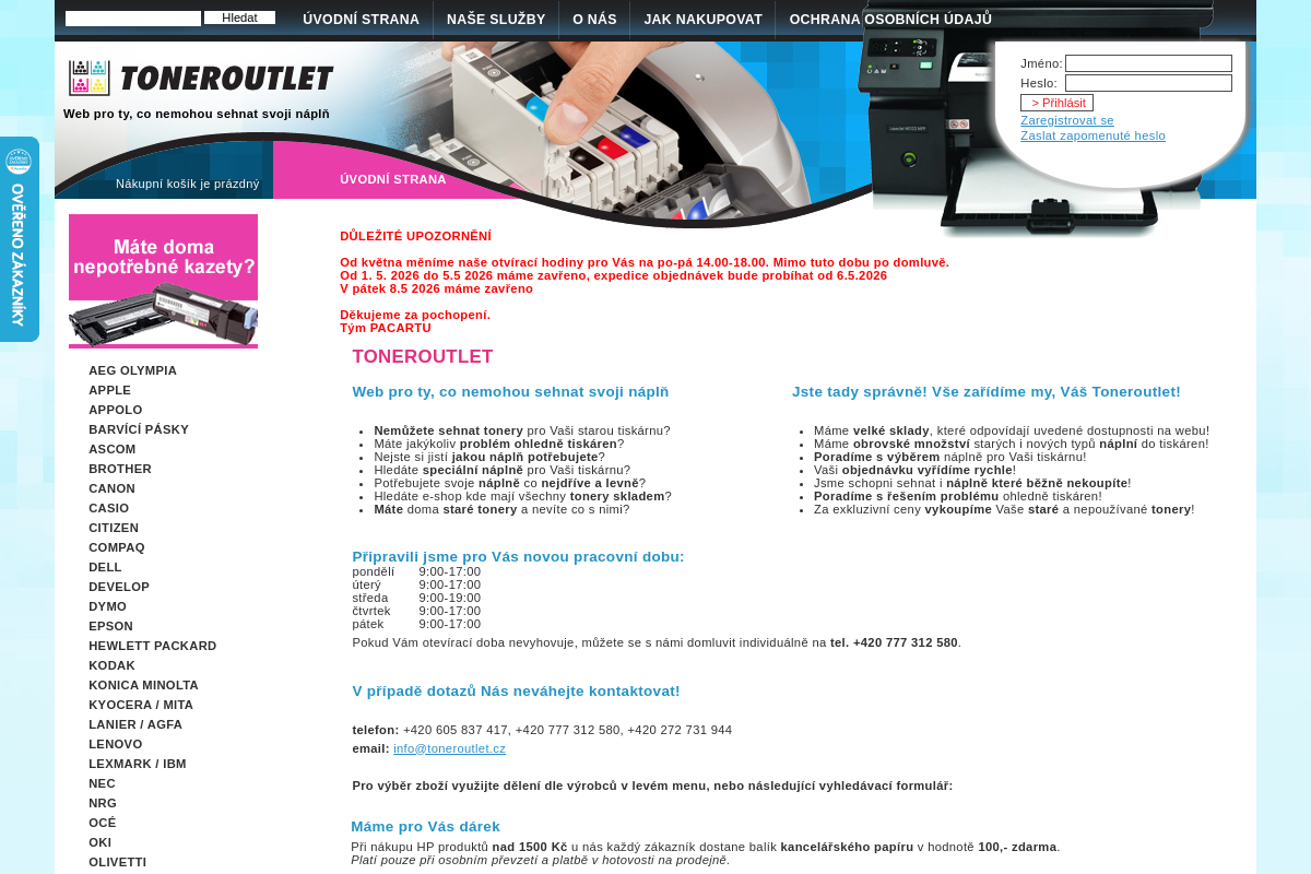 Toneroutlet.cz