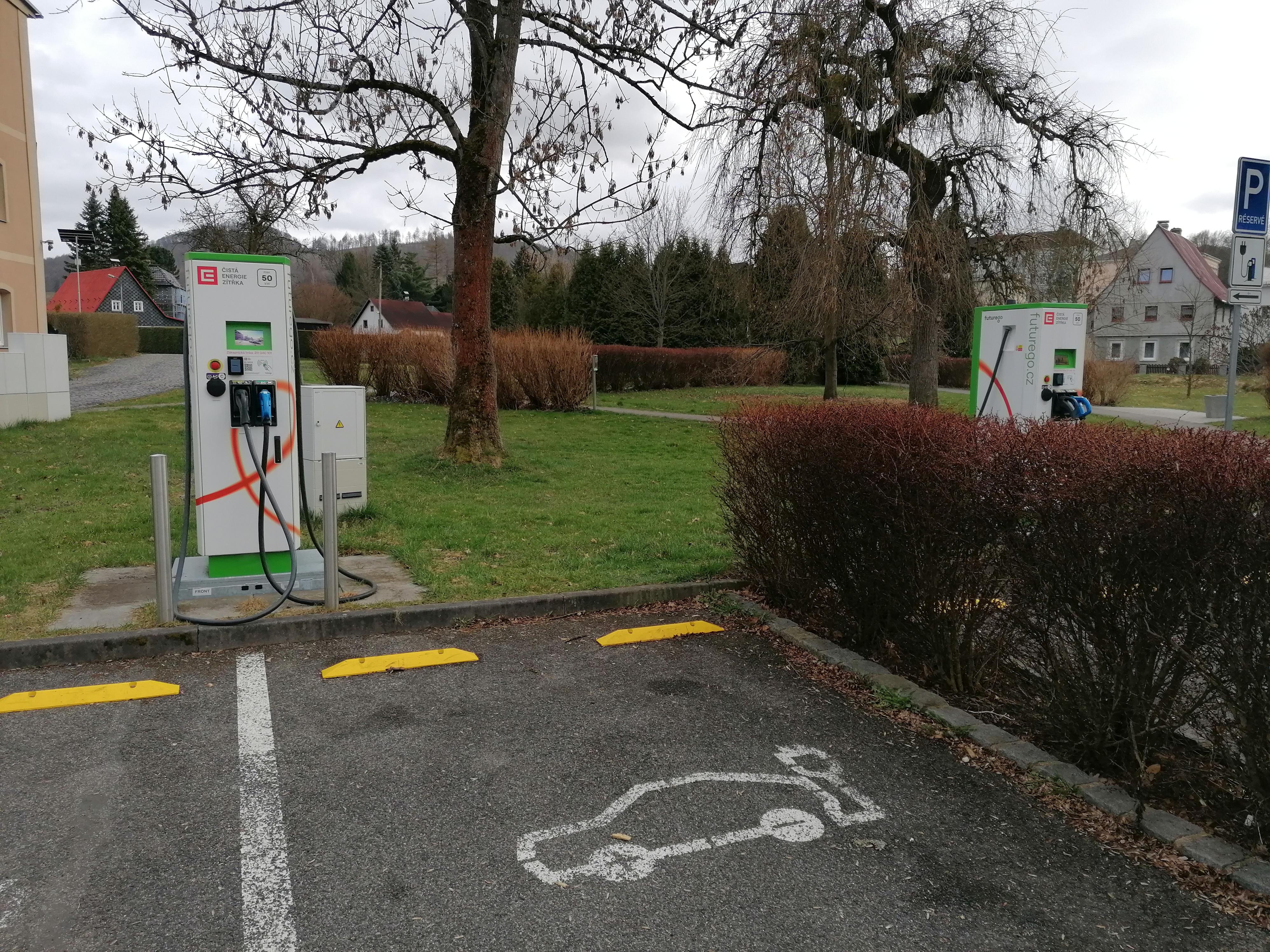 Nabíjecí stanice ČEZ