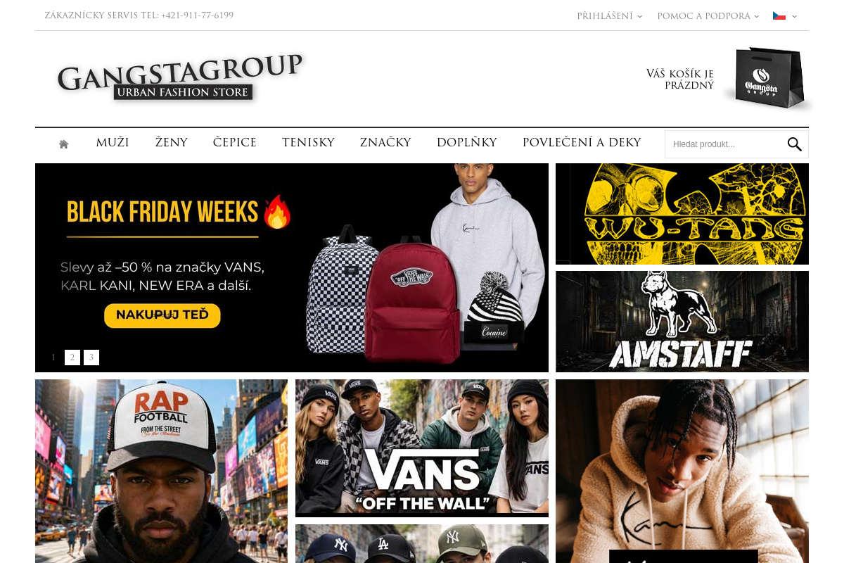 Gangstagroup.cz - URBAN FASHION STORE