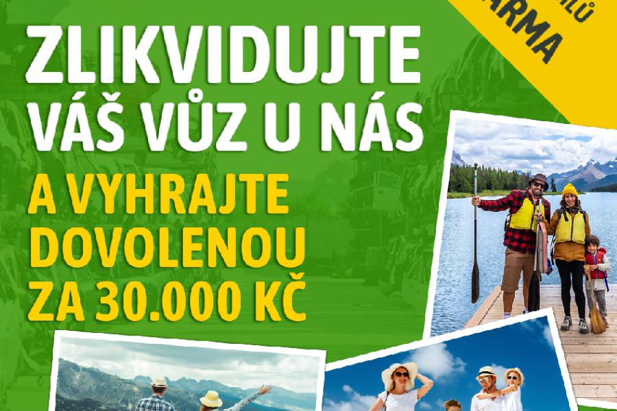 Za autovrak vyhrajte dovolenou