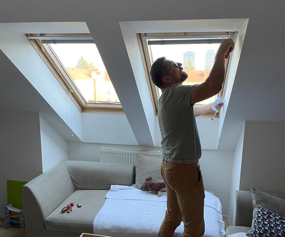 Základní údržba střešních oken