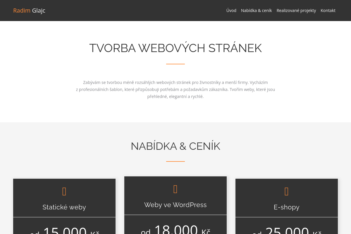 Tvorba webů u hřiště