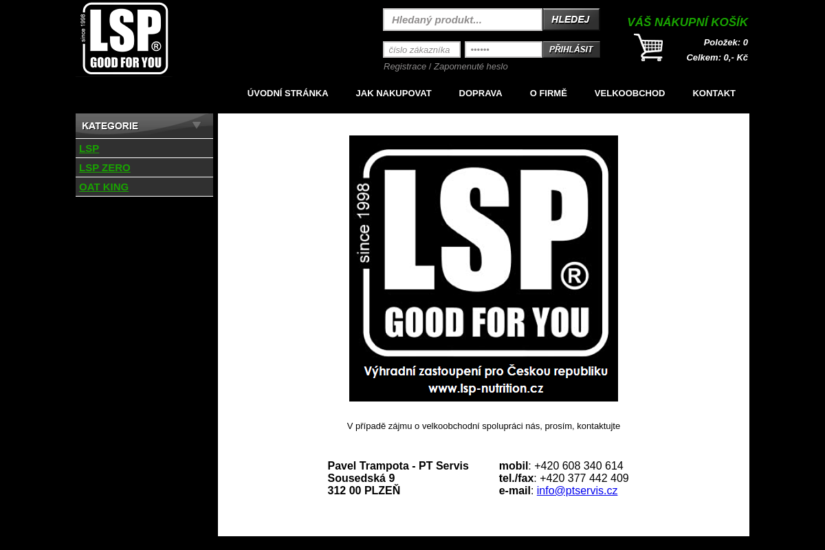 Lsp-nutrition.cz foto 1