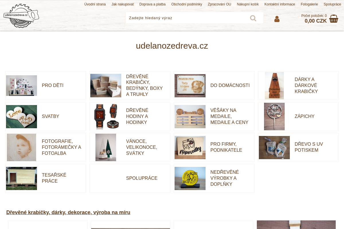 Udelanozedreva.cz