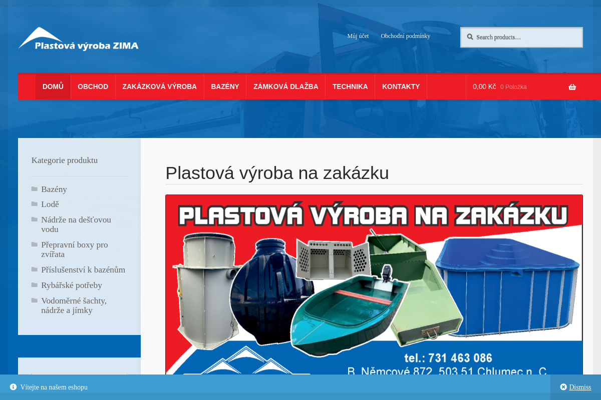 Plastová výroba Zima