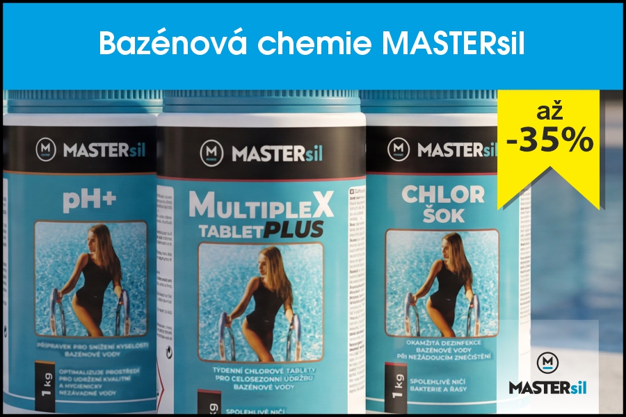 MASTERsil bazénová chemie v akční nabídce