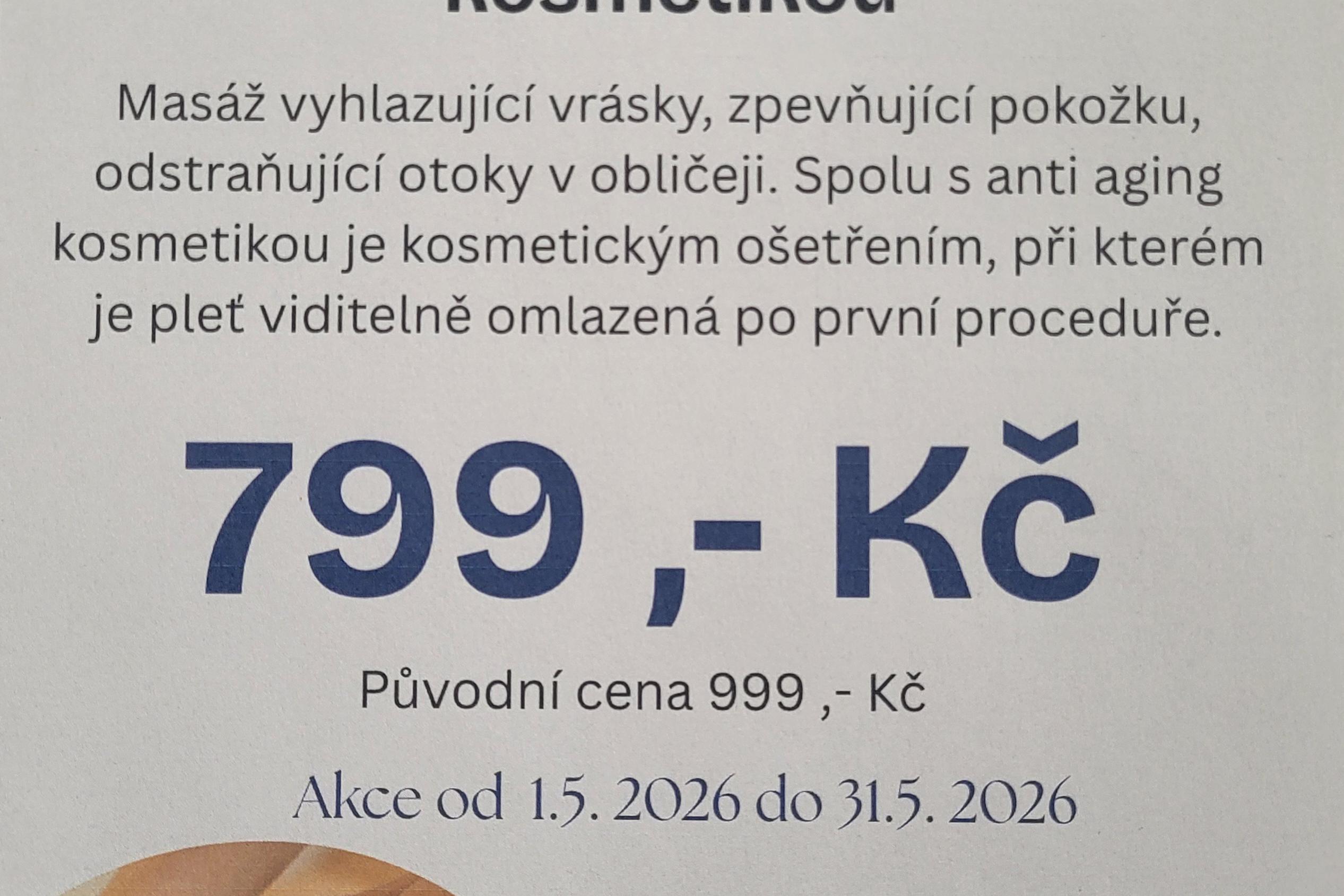 Omlazující masáž obličeje