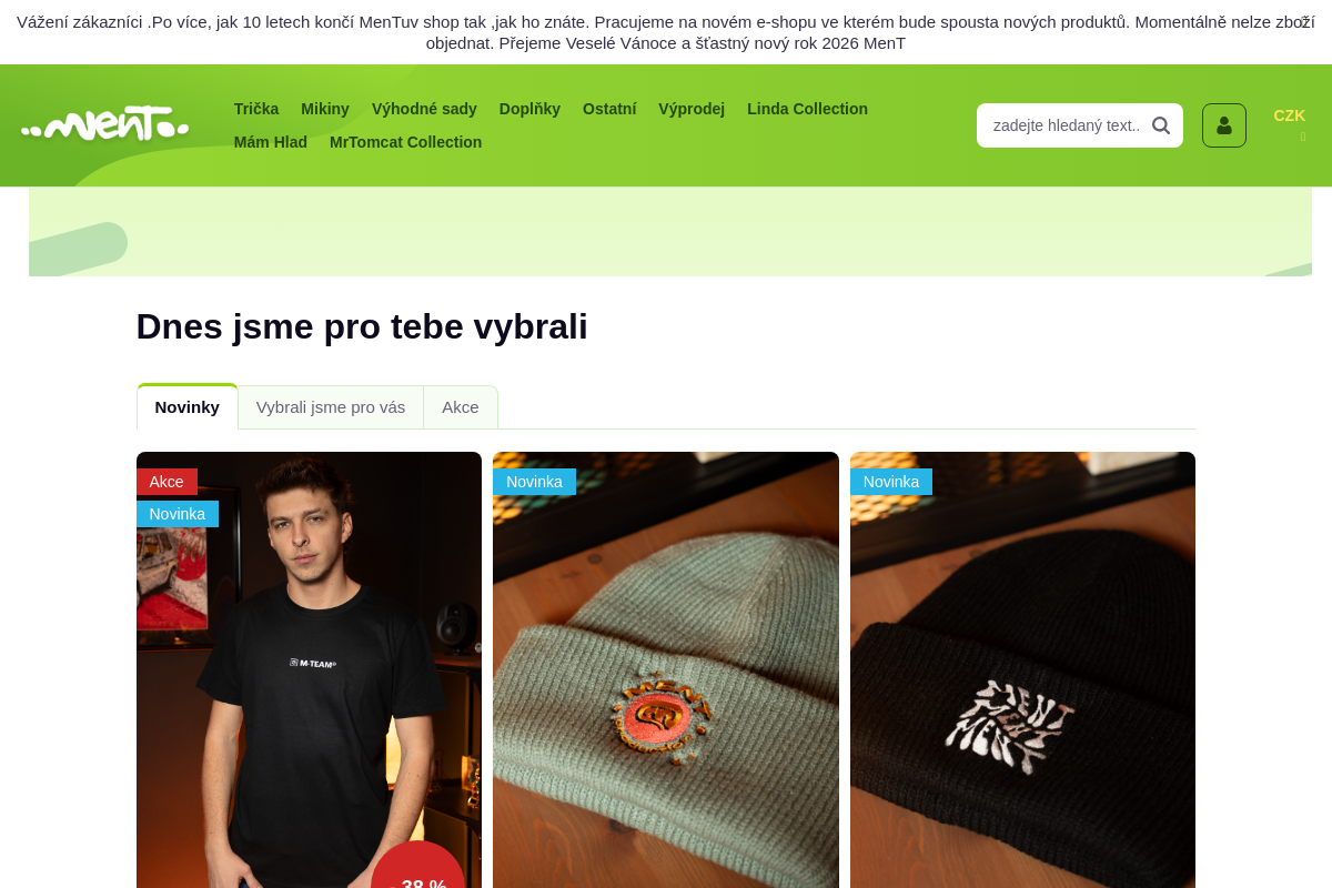 Mentuvshop.cz