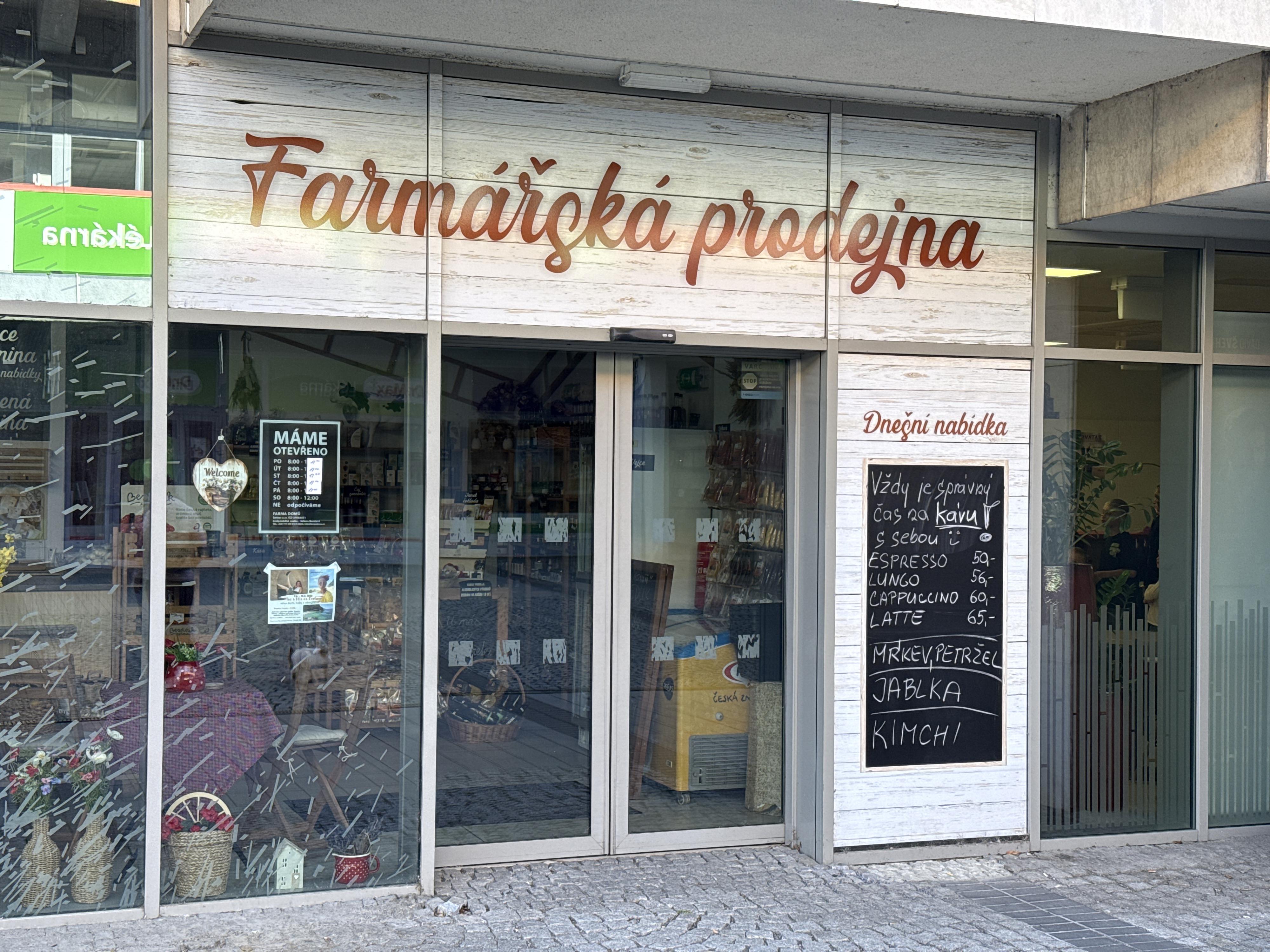 Farma domů - farmářský obchod