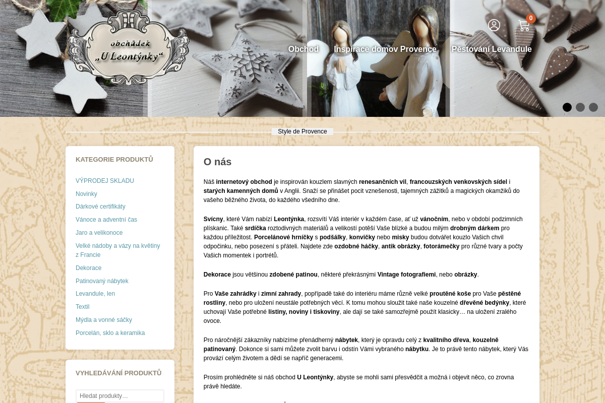 Obchůdek U Leontýnky