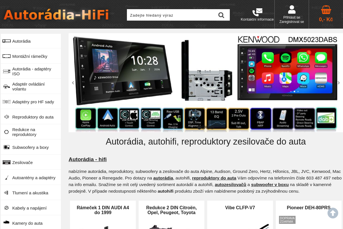 AUTORÁDIA - HIFI.cz