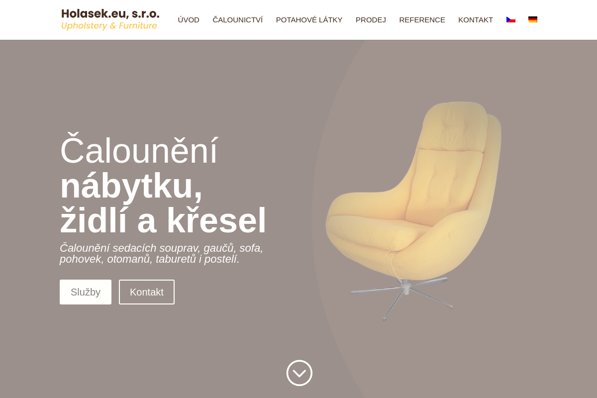 Holasek.eu, s.r.o. - čalounictví